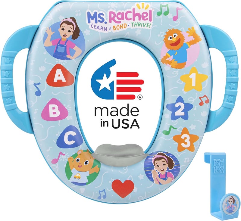 Ms. Rachel Soft Potty Seat with Storage Hook - Image 1